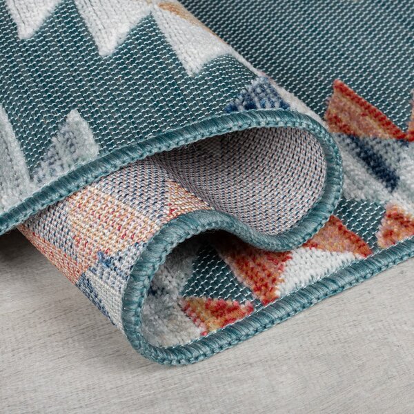Plava vanjska staza 80x230 cm Avery Blue – Flair Rugs