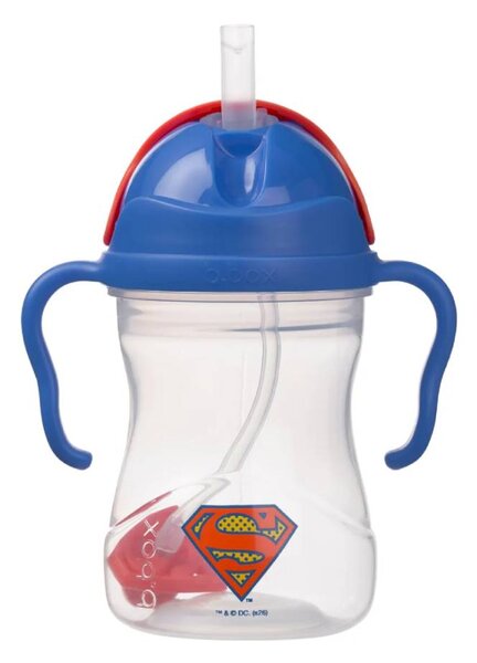 B.box Sippy cup bočica sa slamkom Junior 240 ml, Superman