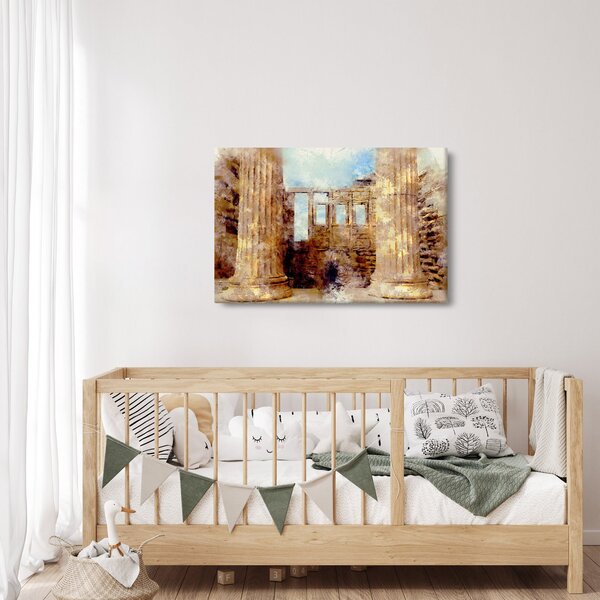 Slika - Érechthéion, Atene, Grčija (90x60 cm)