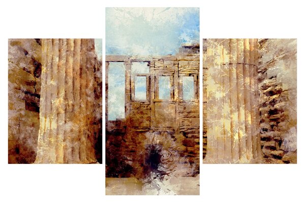 Slika - Érechthéion, Atene, Grčija (90x60 cm)
