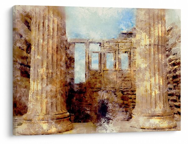 Slika - Érechthéion, Atene, Grčija (70x50 cm)
