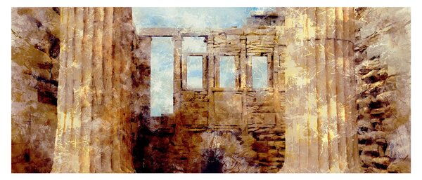 Slika - Érechthéion, Atene, Grčija (120x50 cm)