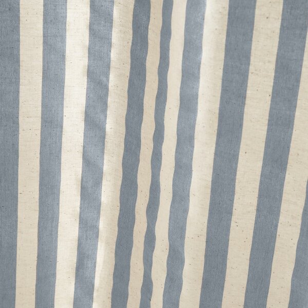 Plava prozirna zavjesa 140x183 cm Zanzibar Stripe – Pineapple Elephant