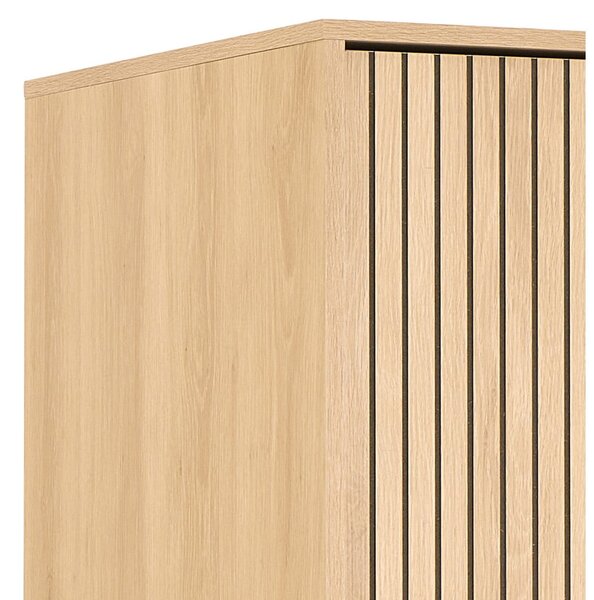 Ormar u dekoru hrasta u prirodnoj boji 51x200x60 cm Albany – Actona