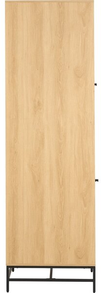Ormar u dekoru hrasta u prirodnoj boji 51x200x60 cm Albany – Actona