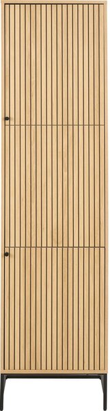 Ormar u dekoru hrasta u prirodnoj boji 51x200x60 cm Albany – Actona