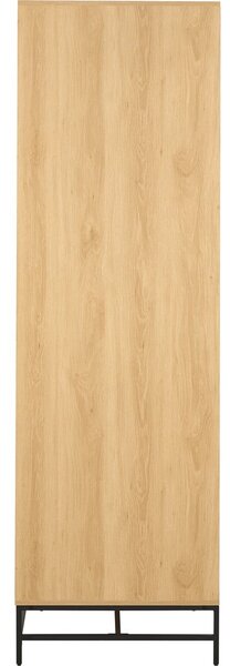 Ormar u dekoru hrasta u prirodnoj boji 99x200x60 cm Albany – Actona