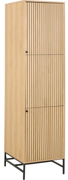 Ormar u dekoru hrasta u prirodnoj boji 51x200x60 cm Albany – Actona