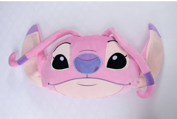 Dječji jastuk od flisa 41x32 cm Lilo and Stitch "Angel Pink" – Jerry Fabrics