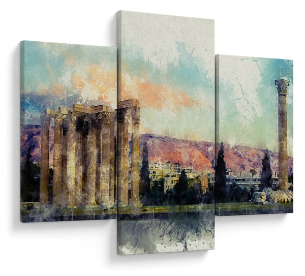 Slika - Akropola, Atene, Grčija (90x60 cm)