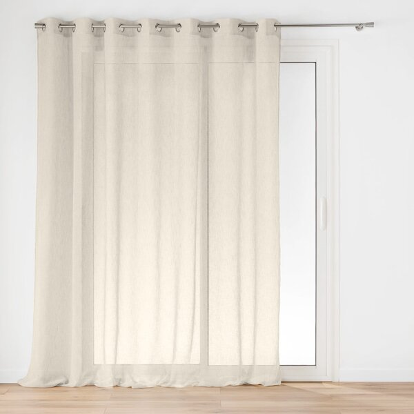 Prozirna zavjesa u prirodnoj boji 240x240 cm Carlin – douceur d'intérieur