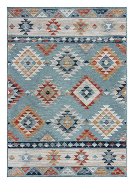 Plavi vanjski tepih 120x170 cm Avery Blue – Flair Rugs