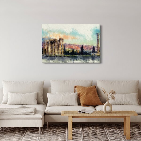 Slika - Akropola, Atene, Grčija (90x60 cm)