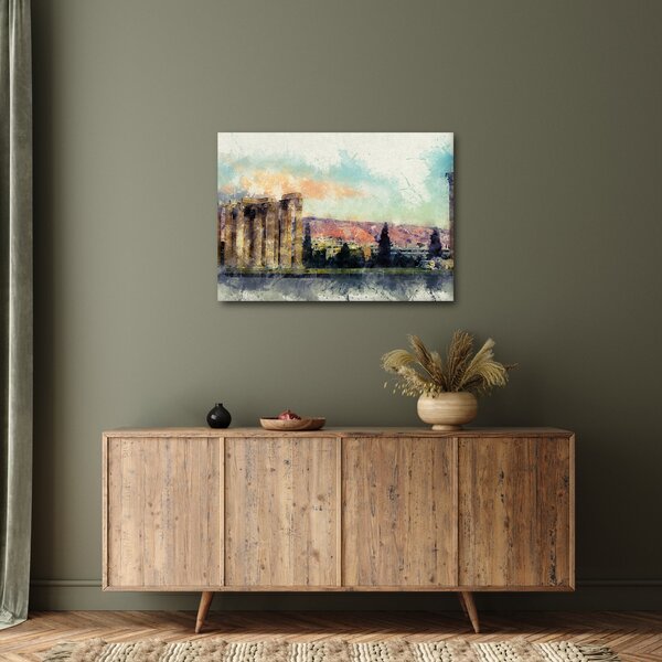 Slika - Akropola, Atene, Grčija (70x50 cm)
