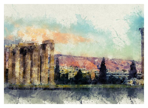 Slika - Akropola, Atene, Grčija (70x50 cm)