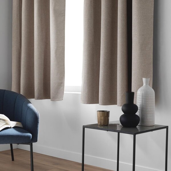 Smeđa zatamnjujuća zavjesa 140x180 cm Crepuscule – douceur d'intérieur