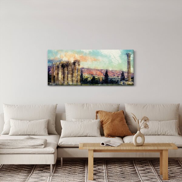Slika - Akropola, Atene, Grčija (120x50 cm)
