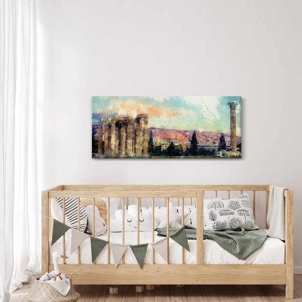 Slika - Akropola, Atene, Grčija (120x50 cm)