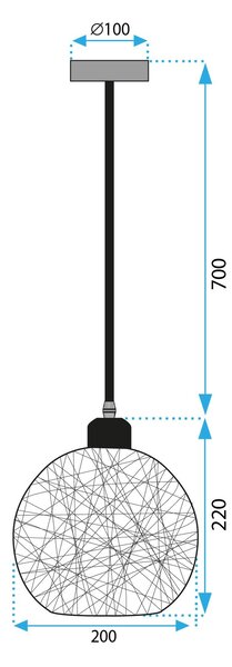 Stropni luster APP1320-1CP