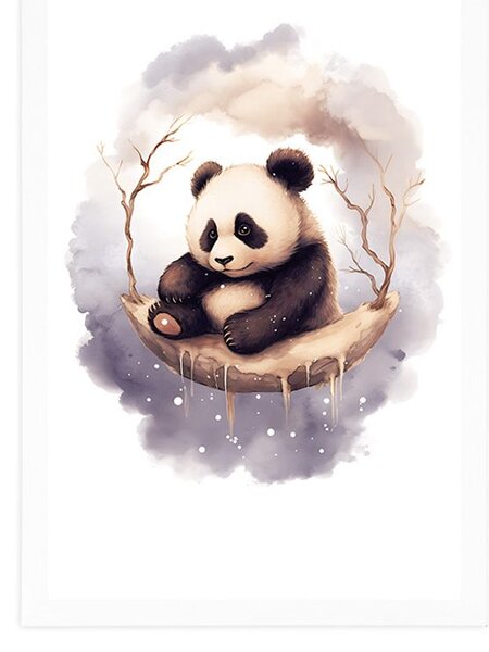 Plakat panda sanjarka