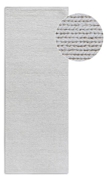 Bijela ručno rađena vunena staza 80x200 cm Francois – Villeroy&Boch