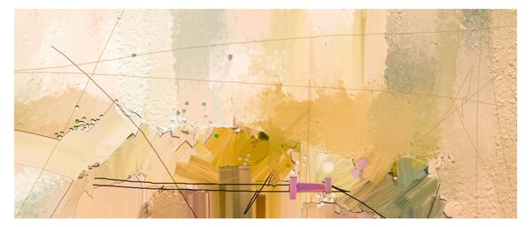 Slika - Abstrakcija, oljna slika (120x50 cm)
