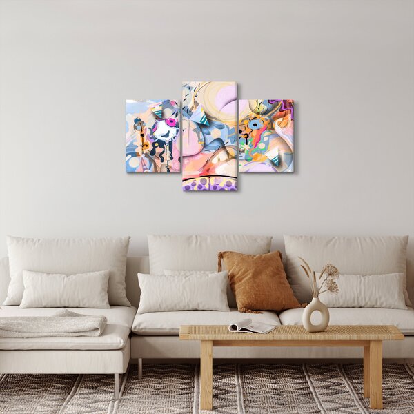 Slika - Pravljična abstrakcija (90x60 cm)