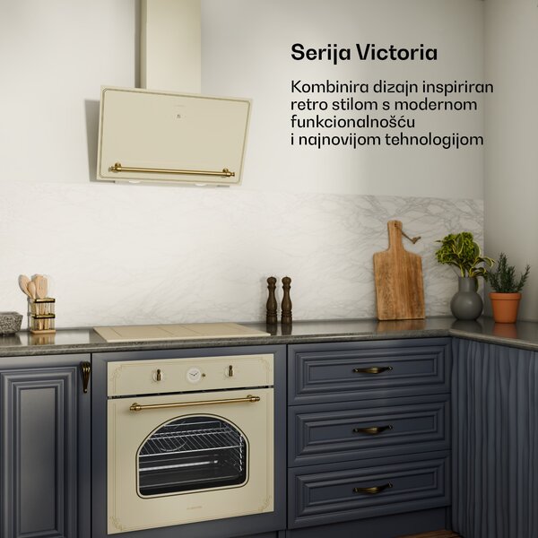 Klarstein Victoria 4 Flex, indukcijska ploča, ugradbena, 7000W, Flexzone, timer