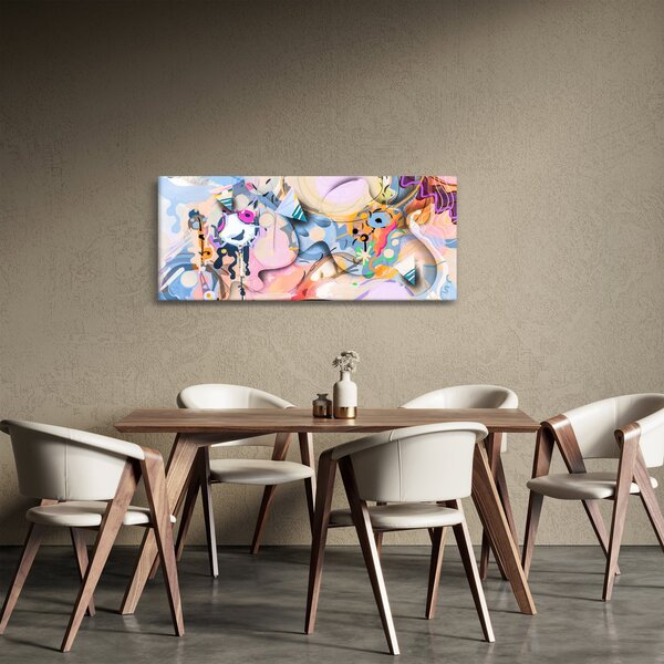 Slika - Pravljična abstrakcija (120x50 cm)
