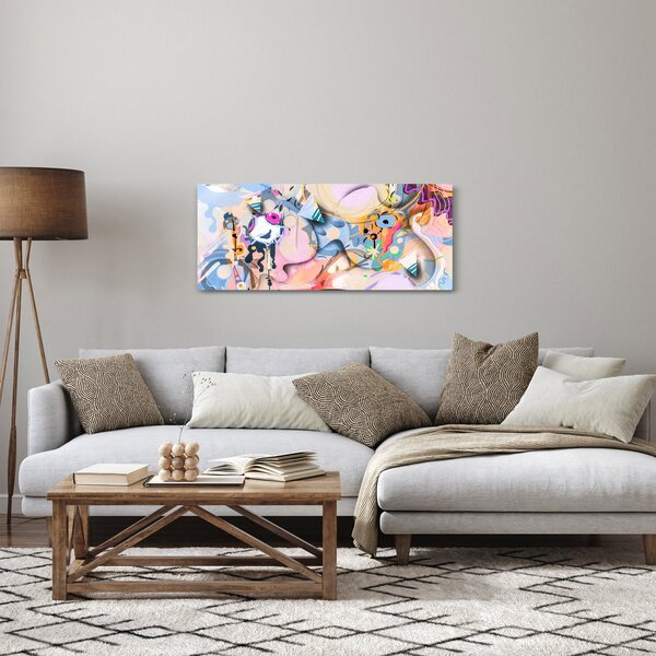 Slika - Pravljična abstrakcija (120x50 cm)