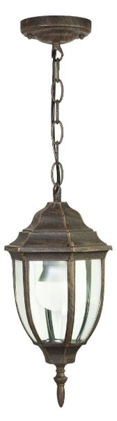 SVJETILJKA VISEĆA LANTERNA S6 RUST 6 GLASS 60W 07090