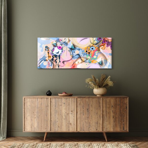 Slika - Pravljična abstrakcija (120x50 cm)