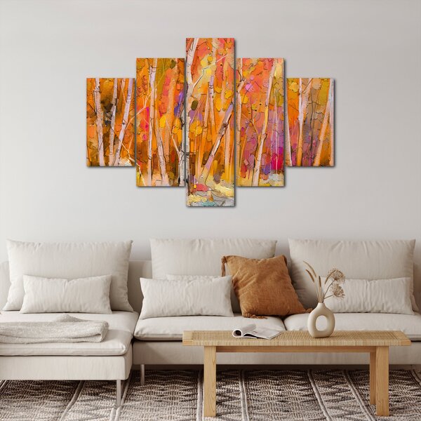 Slika - Jesenski gozd (150x105 cm)