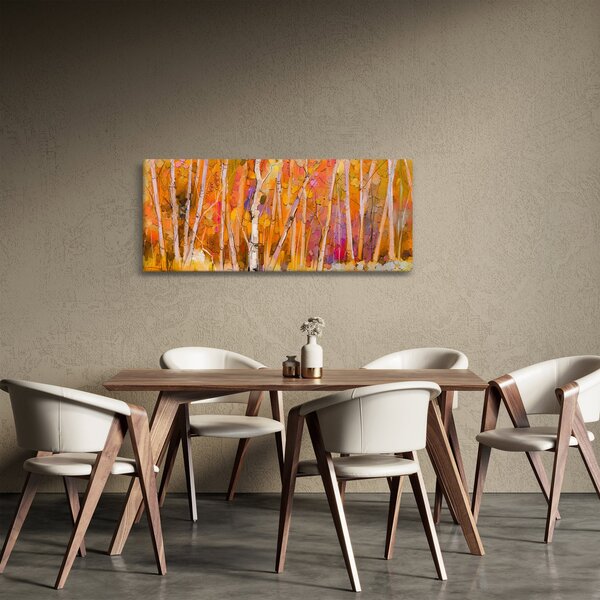 Slika - Jesenski gozd (120x50 cm)