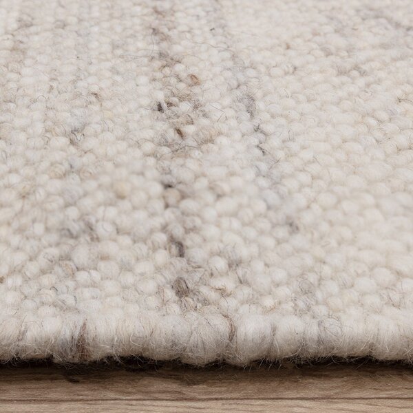 Obostrani/ručno rađen tepih od mješavine vune boje slonovače 160x230 cm Birkdale Ivory – Asiatic Carpets