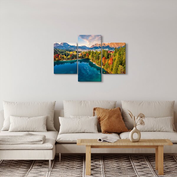 Slika - Uriško jezero, Avstrija (90x60 cm)