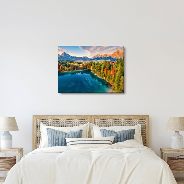 Slika - Uriško jezero, Avstrija (70x50 cm)