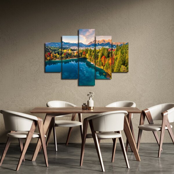 Slika - Uriško jezero, Avstrija (150x105 cm)