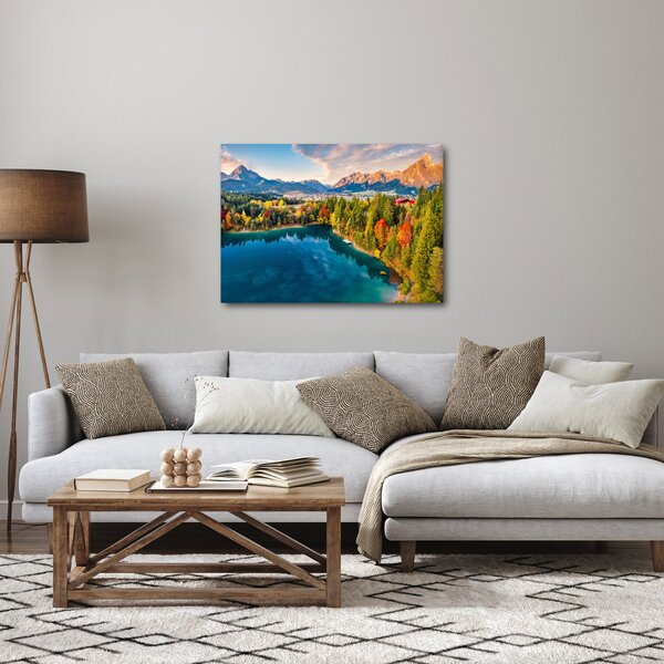 Slika - Uriško jezero, Avstrija (70x50 cm)