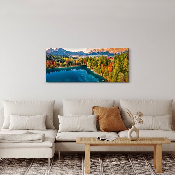Slika - Uriško jezero, Avstrija (120x50 cm)