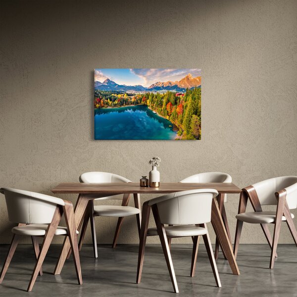 Slika - Uriško jezero, Avstrija (90x60 cm)