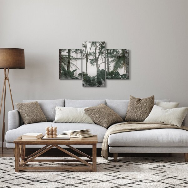 Slika - Džungla v jutranji megli (90x60 cm)