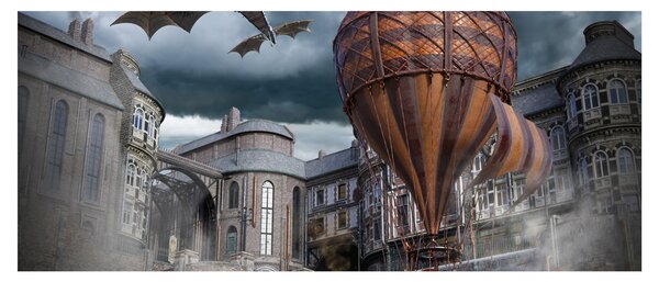 Slika - Nadrealna pokrajina (120x50 cm)