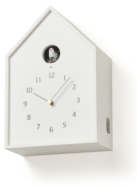 Zidni sat Birdhouse Cuckoo 2 boje