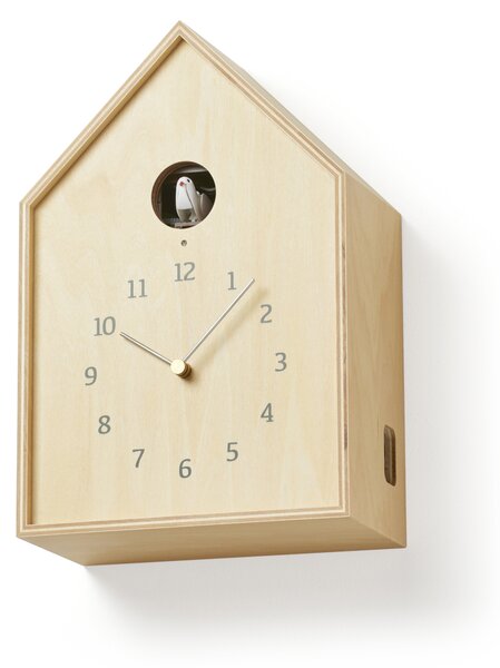 Zidni sat Birdhouse Cuckoo 2 boje