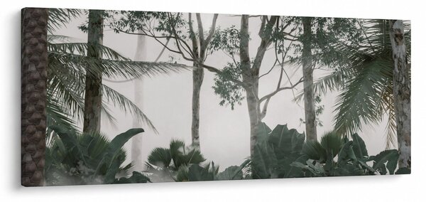 Slika - Džungla v jutranji megli (120x50 cm)