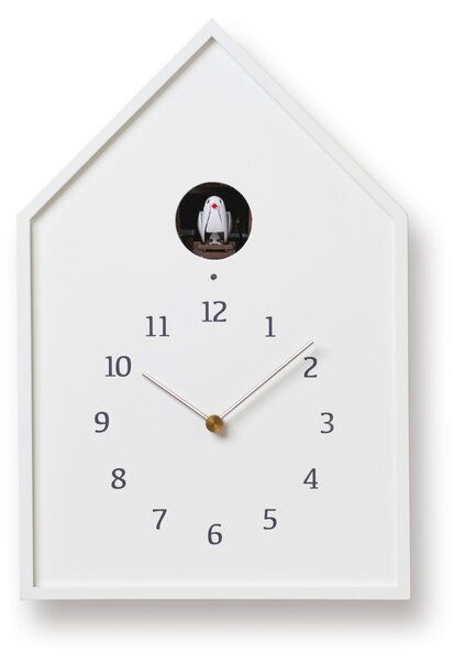 Zidni sat Birdhouse Cuckoo 2 boje