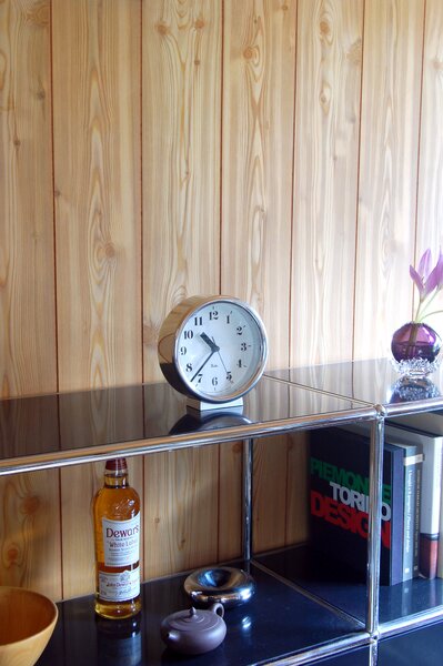 Zidni sat Aluminium Riki