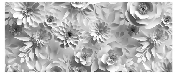Slika - Bele rože (120x50 cm)