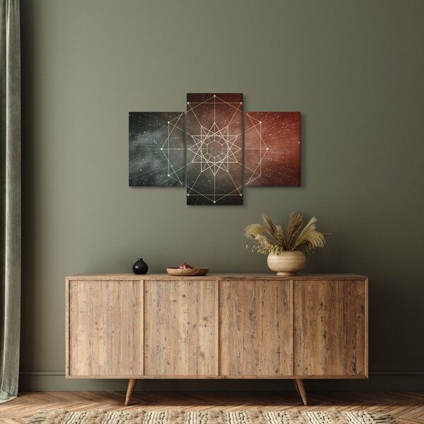 Slika - Kozmični dodekagram (90x60 cm)